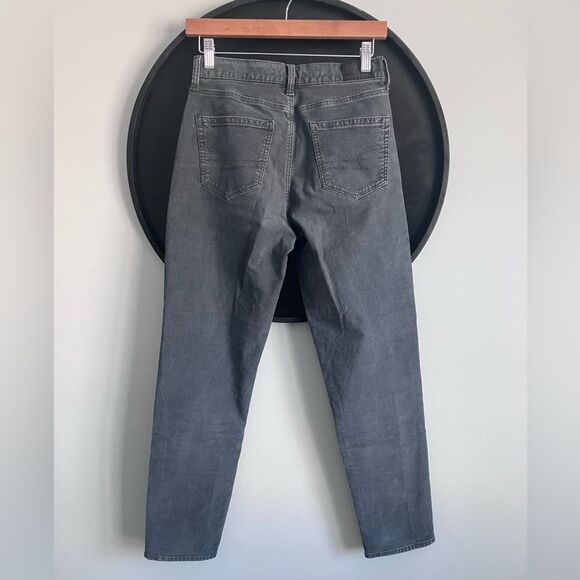 AMERICAN EAGLE Grey Corduroy High Rise Pants Size 0 - Picture 5 of 14